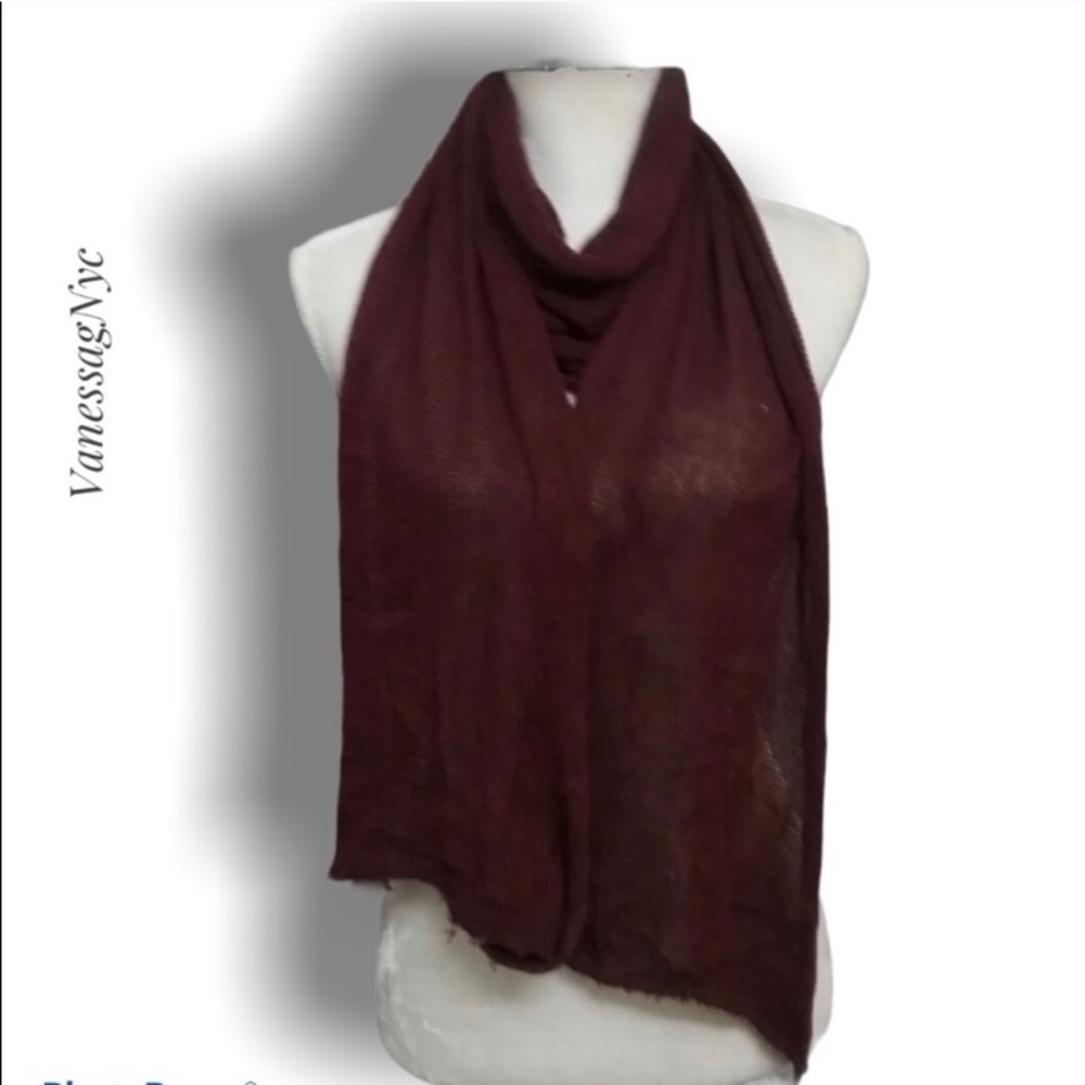 Burgundy Wrap Shawl Scarf